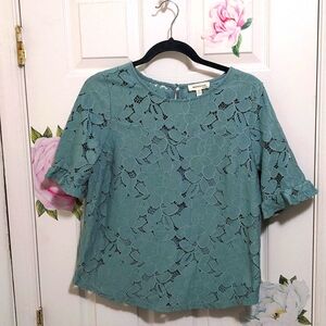 Monteau Teal Top